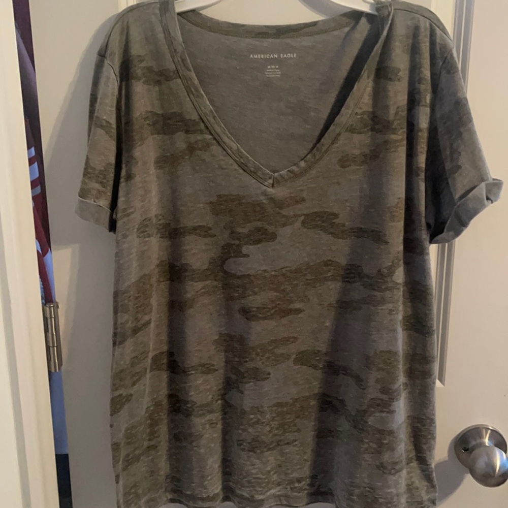 Camo American eagle tshirt